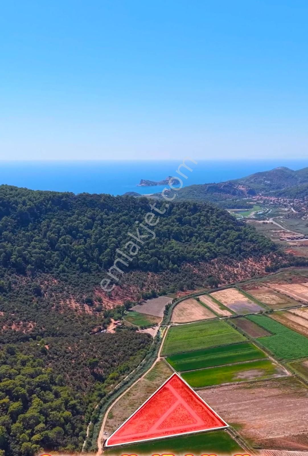 Muğla Ortaca Sarıgerme Güzelyurt’ta 600 M² Yatırımlık Hisseli Arsa – Altyapısı Hazır
