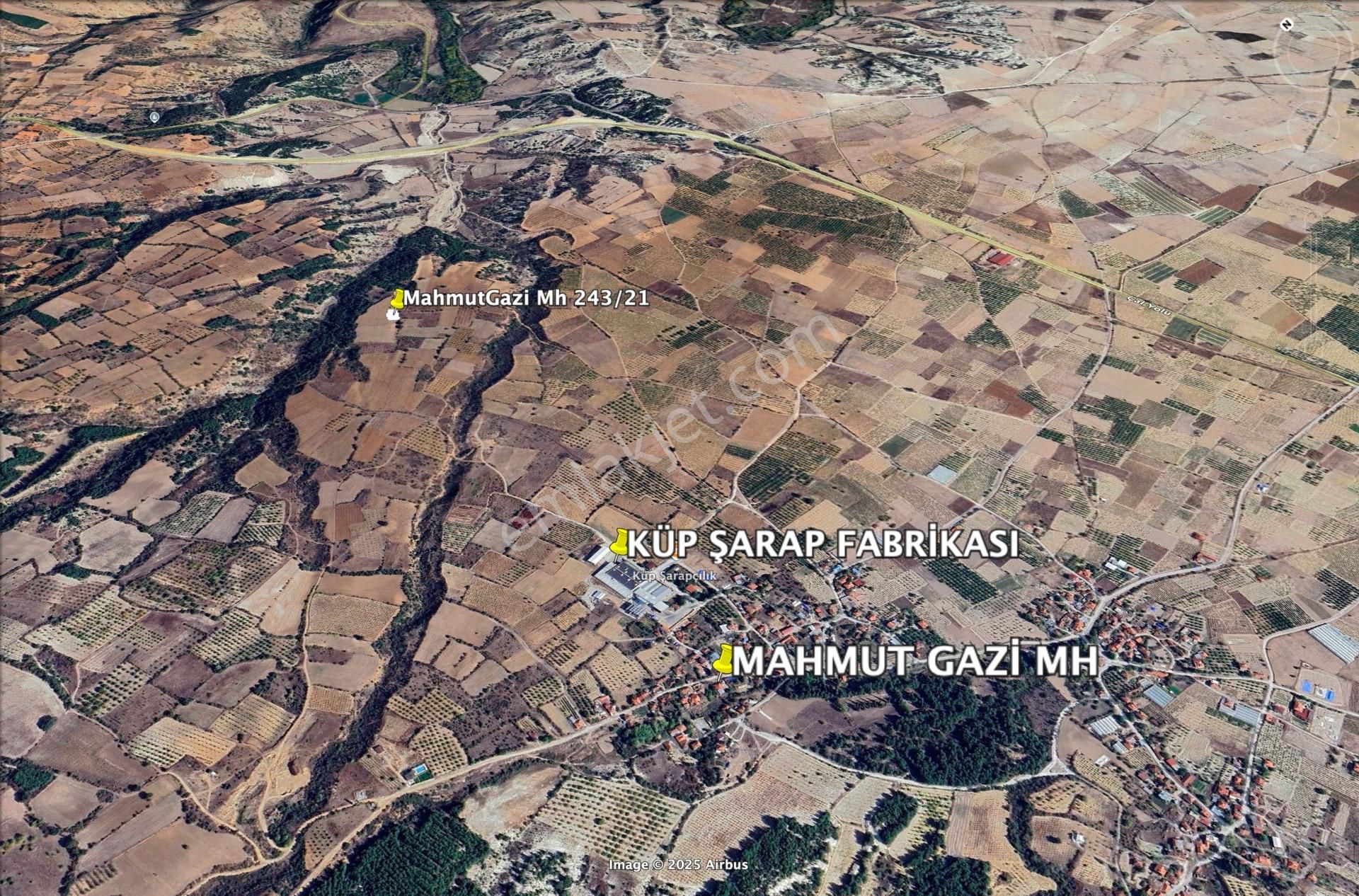 Denizli Çal Mahmutgazi Mh Küp Şarap Fabrikasına Komşu 1.023,49 M - Görsel 9