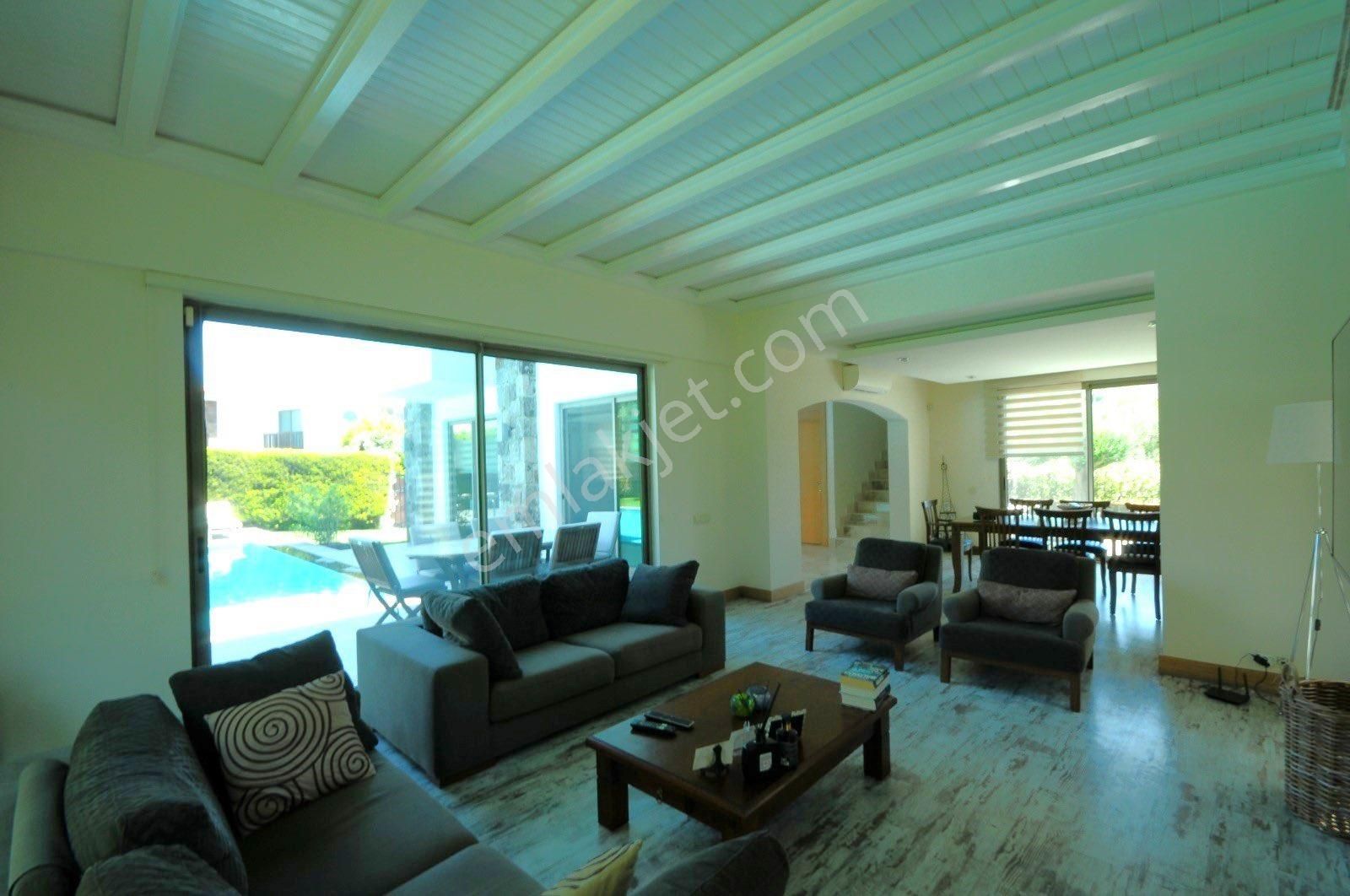 Bodrum Torbada Satılık Müstakil Bahçeli Lüks Villa Korunaklı Ev Havuzlu Bakımlı - Görsel 21