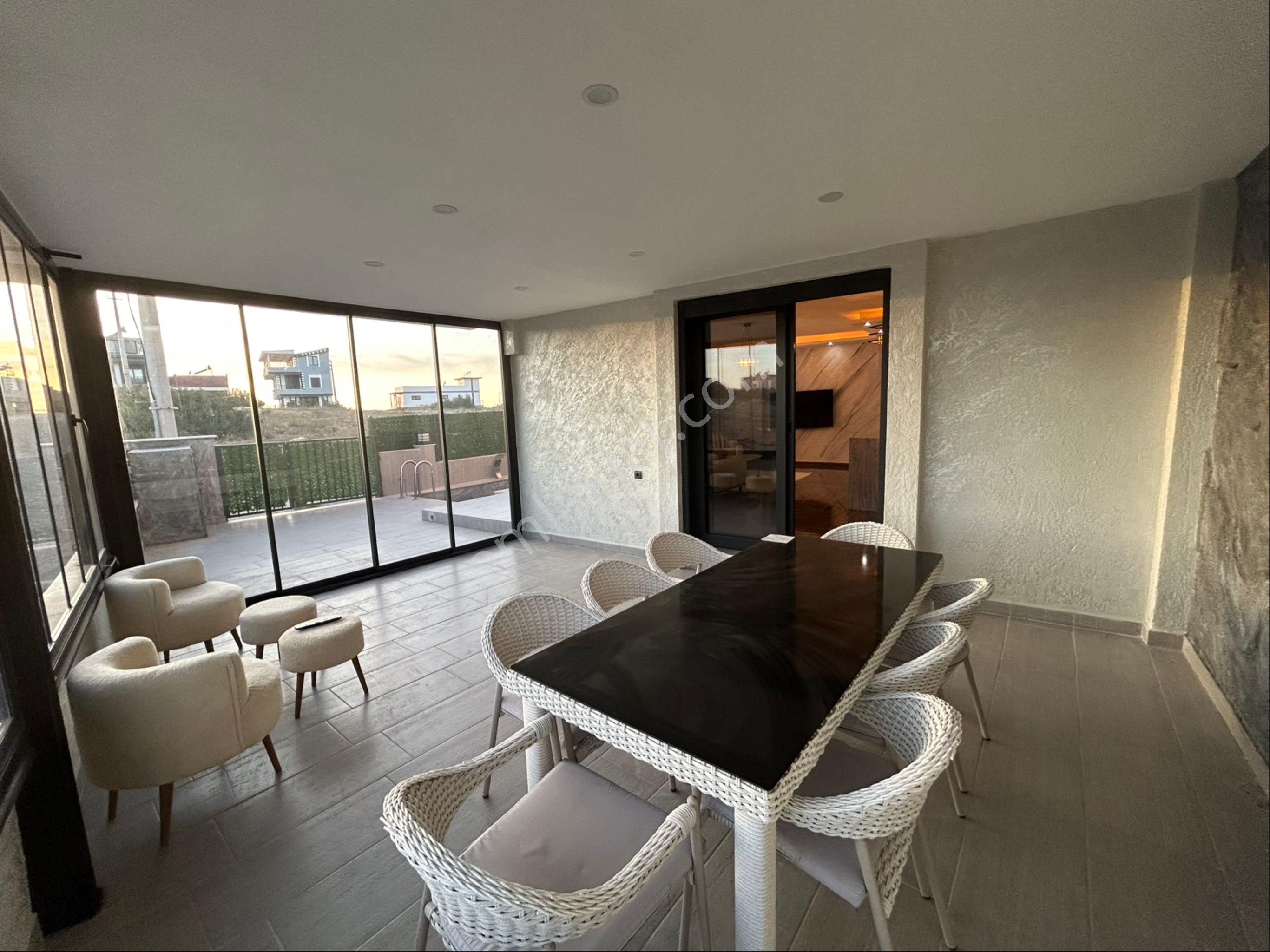 Didim Hisarda 3+1 Eşyalı Kış Bahçeli Havuzlu Villa - Görsel 7