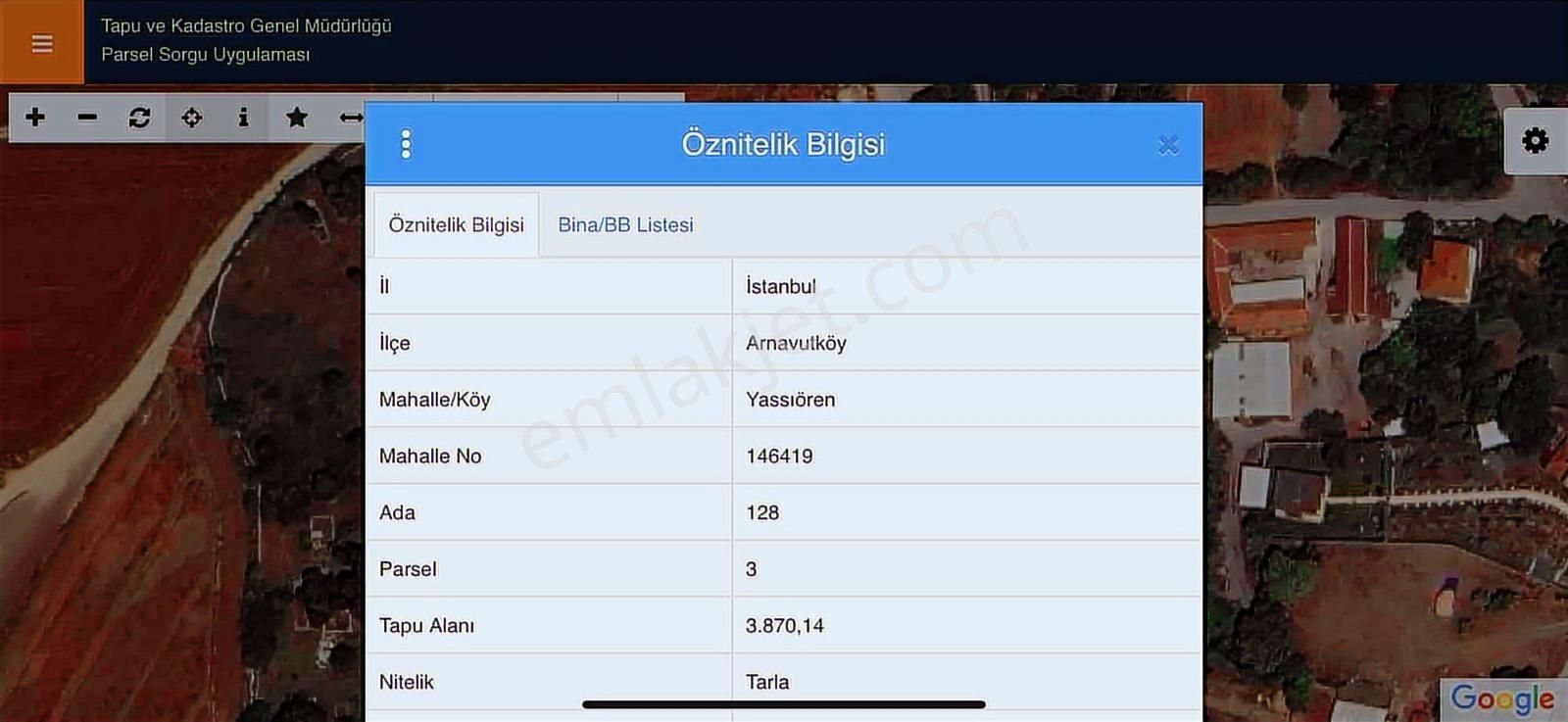 Arnavutköy Yassıörende Z+3 Kat Konut İmarlı Yatırımlık Arsa!