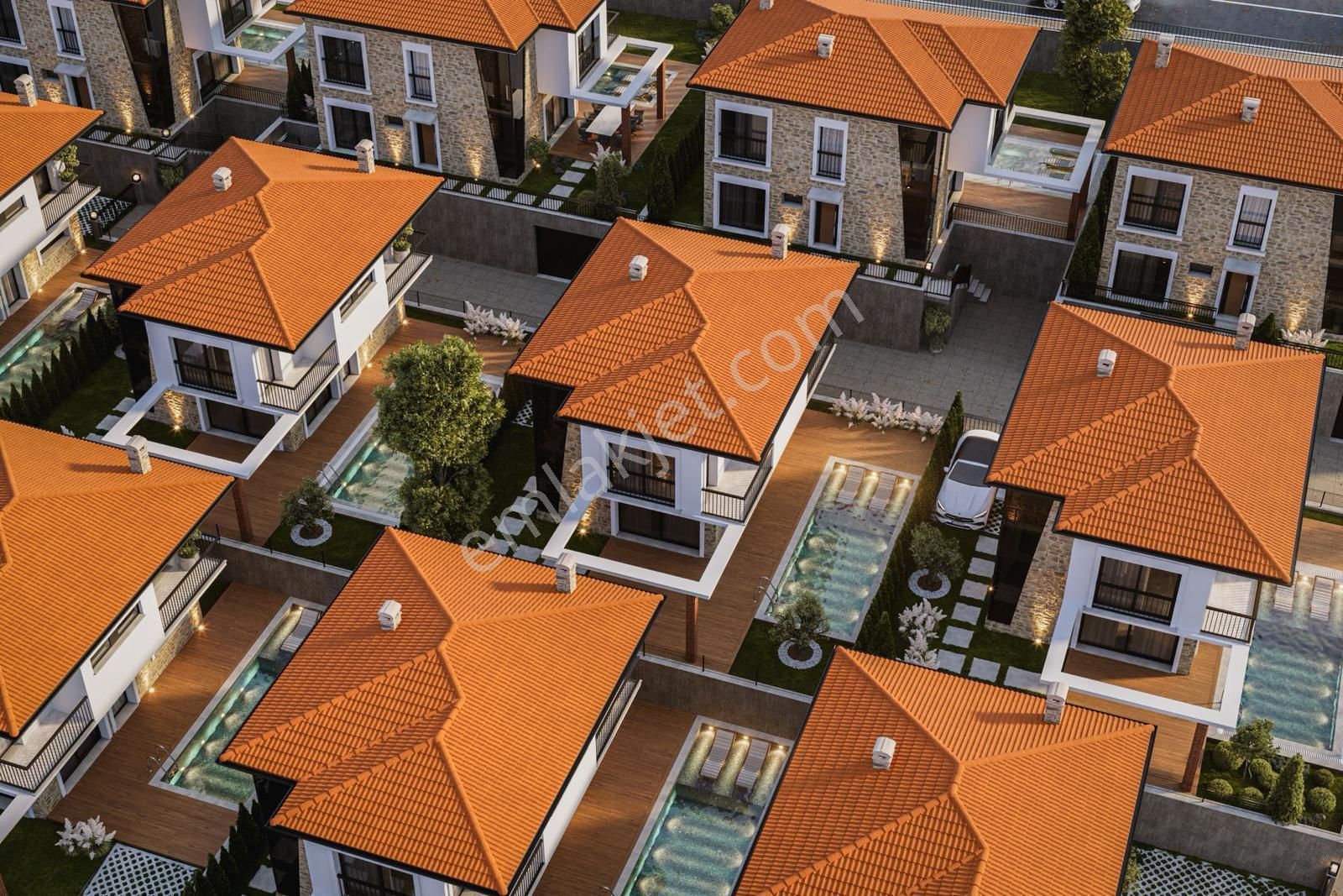 Güzelçamlı'da Denize 700 Metre - Havuzlu, Geniş Bahçeli 4+1 Villa - Görsel 10