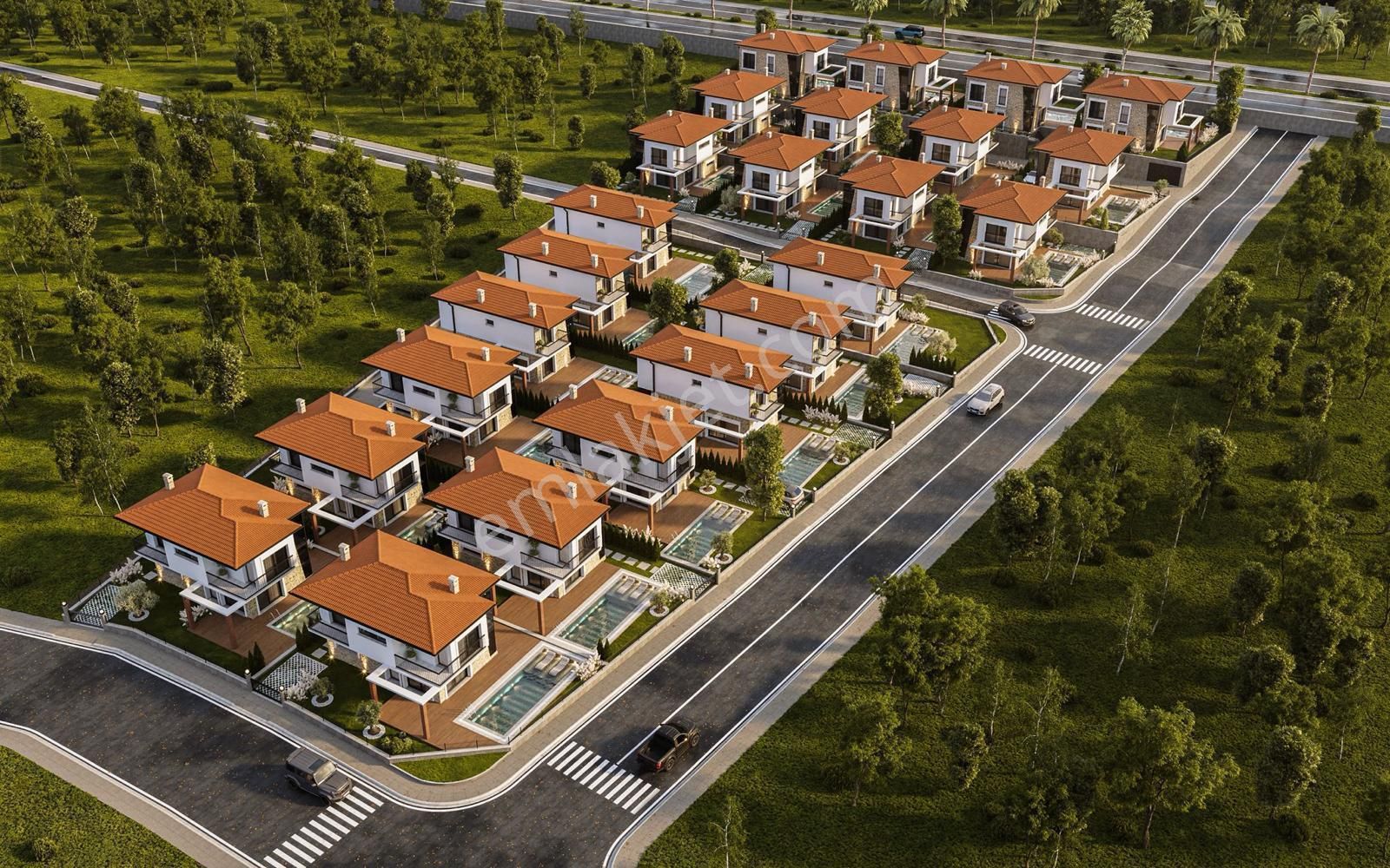 Güzelçamlı'da Denize 700 Metre - Havuzlu, Geniş Bahçeli 4+1 Villa - Görsel 24