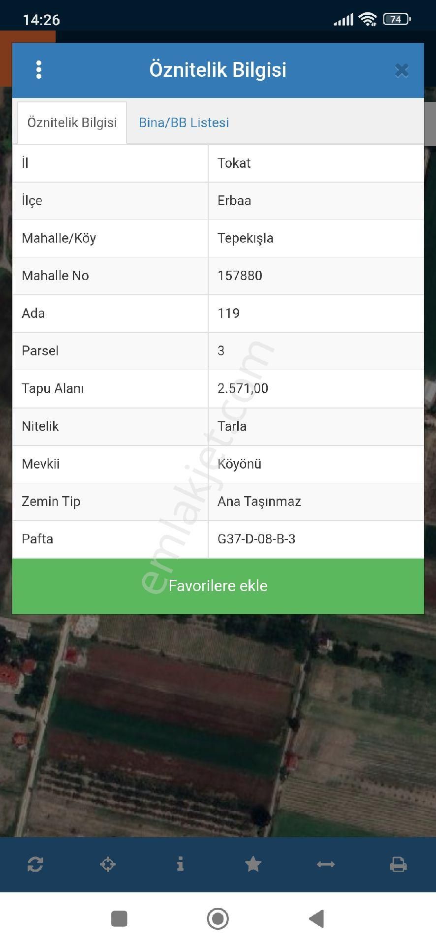 Tokat Erbaa Yeni Mahalle Tepekışla Arası 2.571 M2 Tek Tapu Arazi - Görsel 4