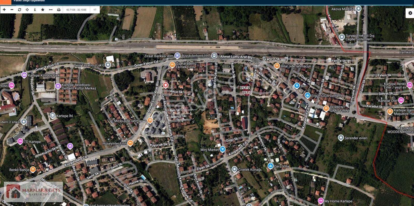 Marmara Gets - Kartepe Derbent Merkezi Konumda Konut+ticari Arsa - Görsel 16