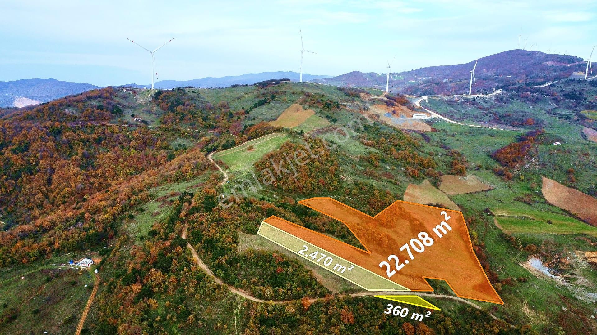 Remax Mavi'den Sakarya Geyve Akkaya'da Manzaralı Satılık Arazi - Görsel 28