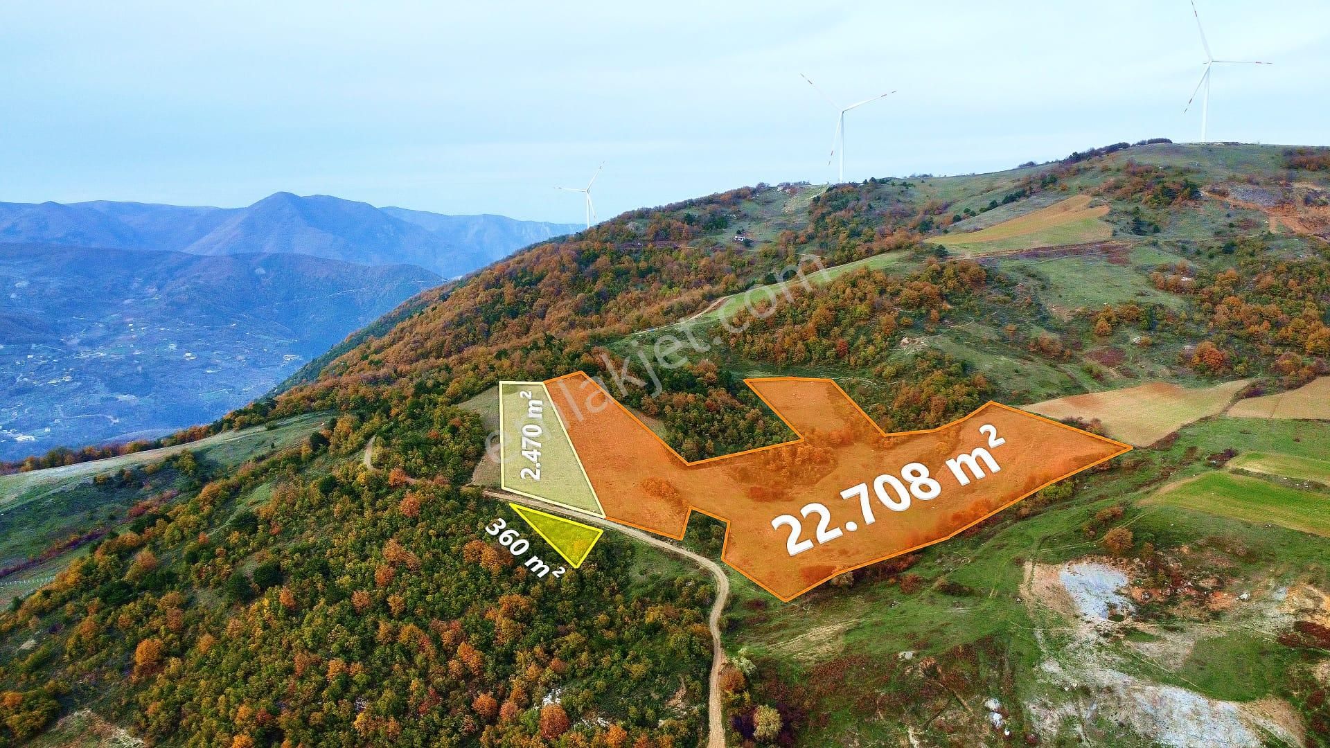 Remax Mavi'den Sakarya Geyve Akkaya'da Manzaralı Satılık Arazi - Görsel 27