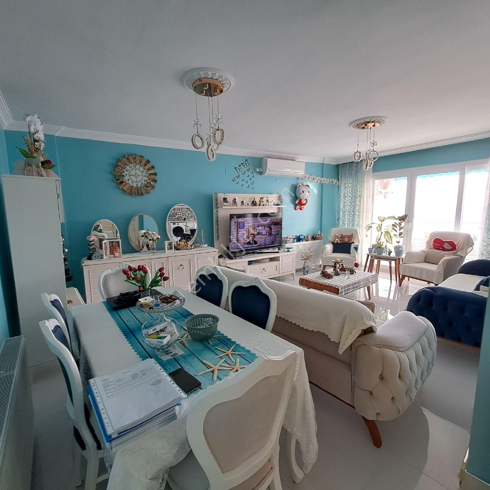 Mezitli Denizkent Tatil Sitesinde Kafa Daire Full Deniz Manzaralı - Görsel 23