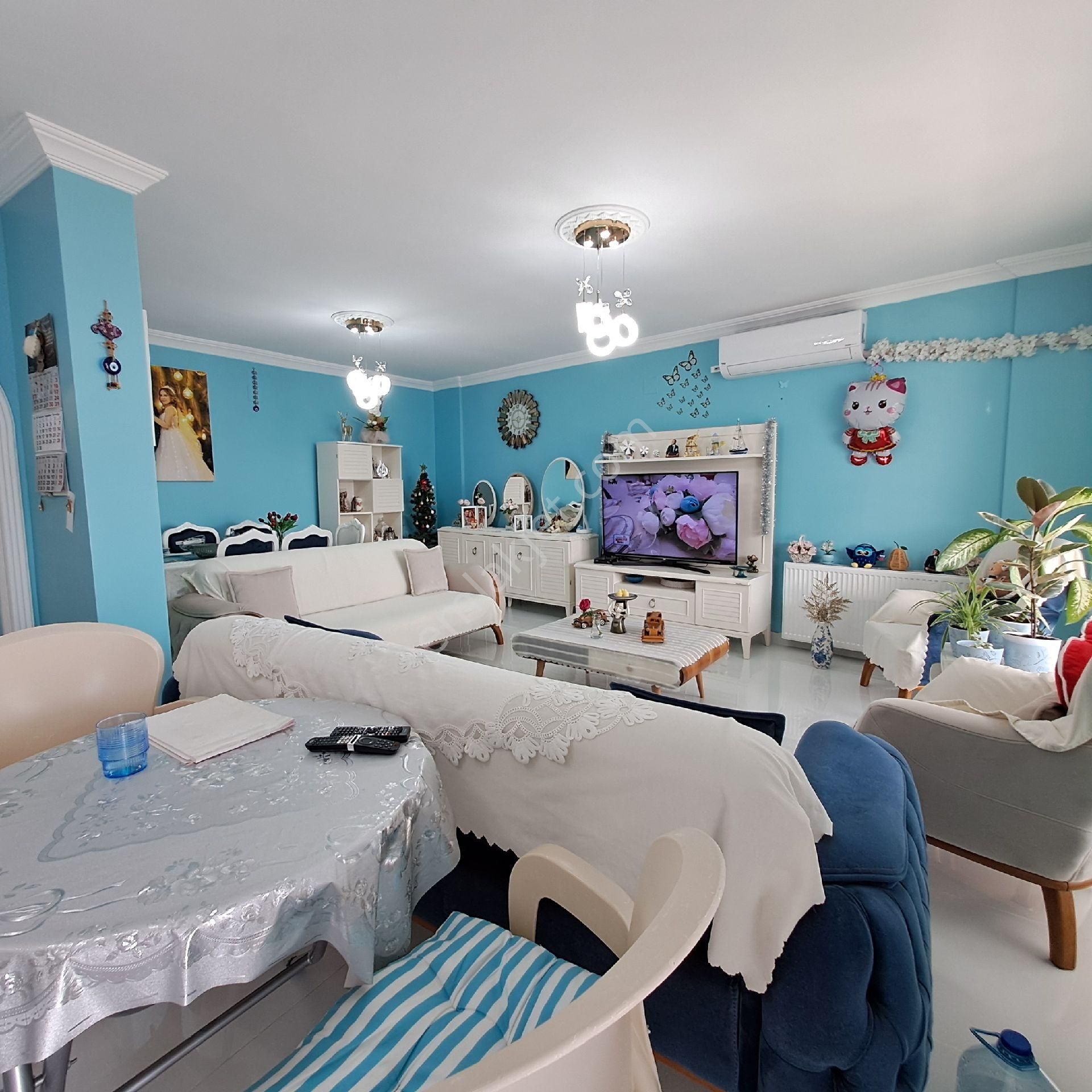 Mezitli Denizkent Tatil Sitesinde Kafa Daire Full Deniz Manzaralı - Görsel 6