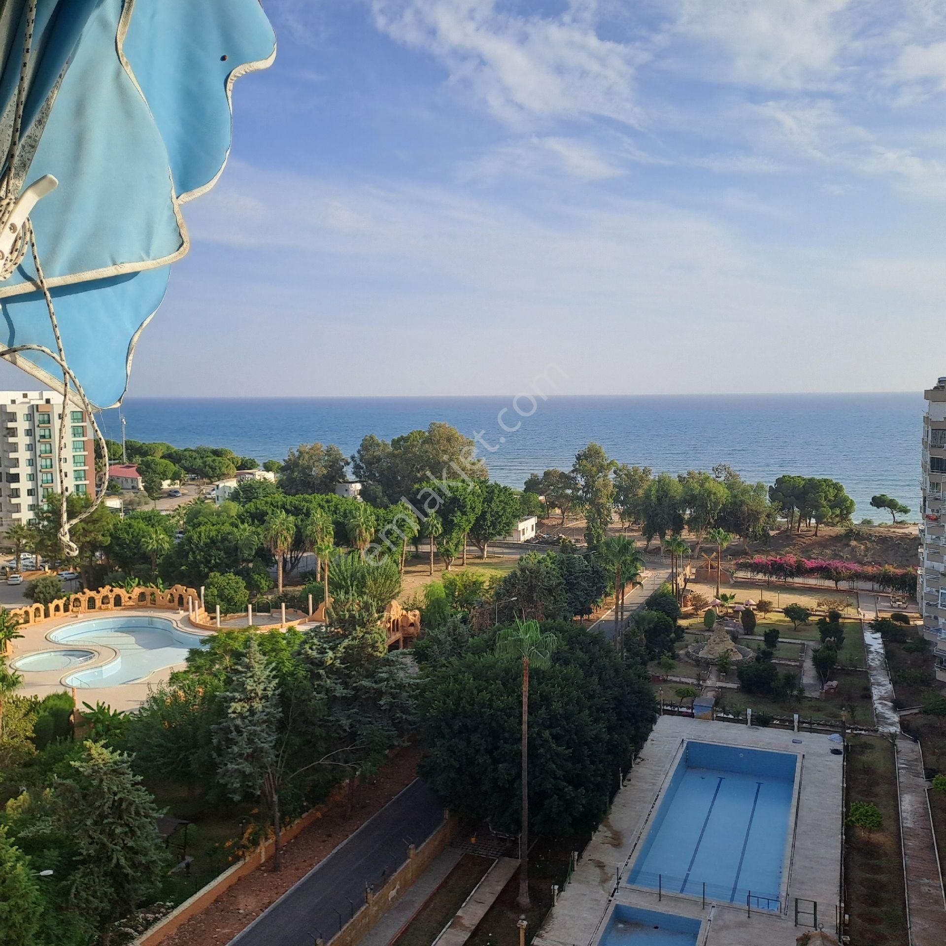 Mezitli Denizkent Tatil Sitesinde Kafa Daire Full Deniz Manzaralı - Görsel 11