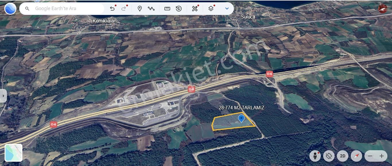 Çanakkale Lapseki Suluca Satılık 28.774m2 Tarla - Görsel 2