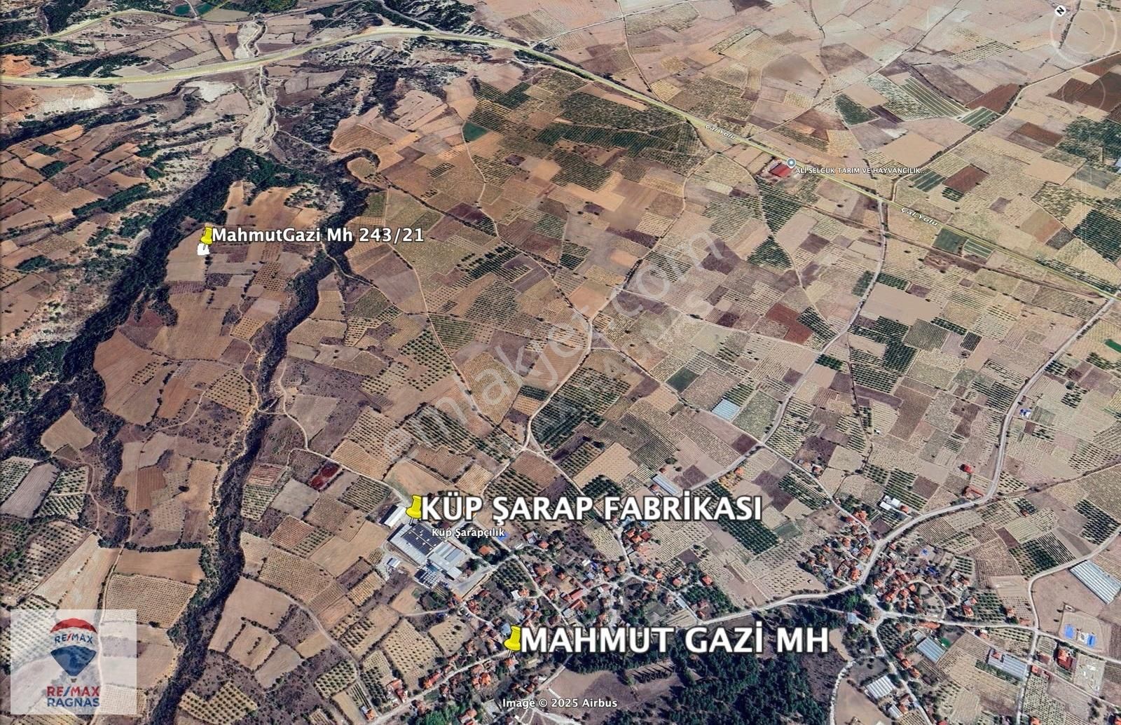 Denizli Çal Mahmutgazi Mh Küp Şarap Fabrikasına Komşu 1.023,49 M - Görsel 7