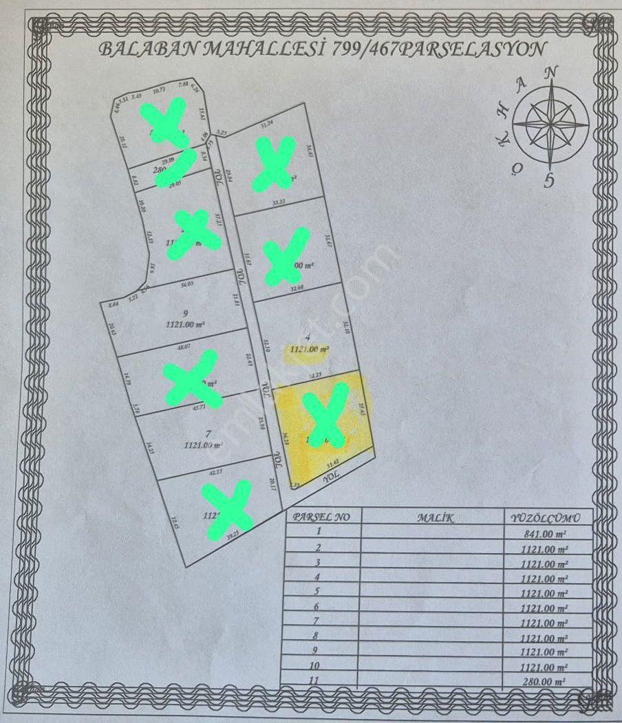 Kod 17 - Yalçın Group ' Dan Silivri Balabanda Satılık Hisseli Tarla