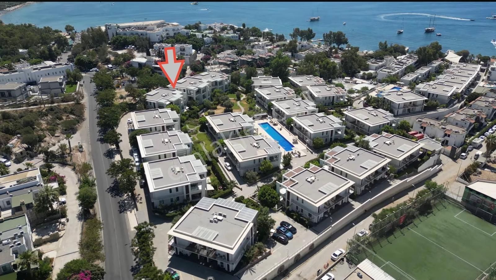 Bodrum Asarlık Platin Residence Muhteşem Köşe Bahçe Dubleks
