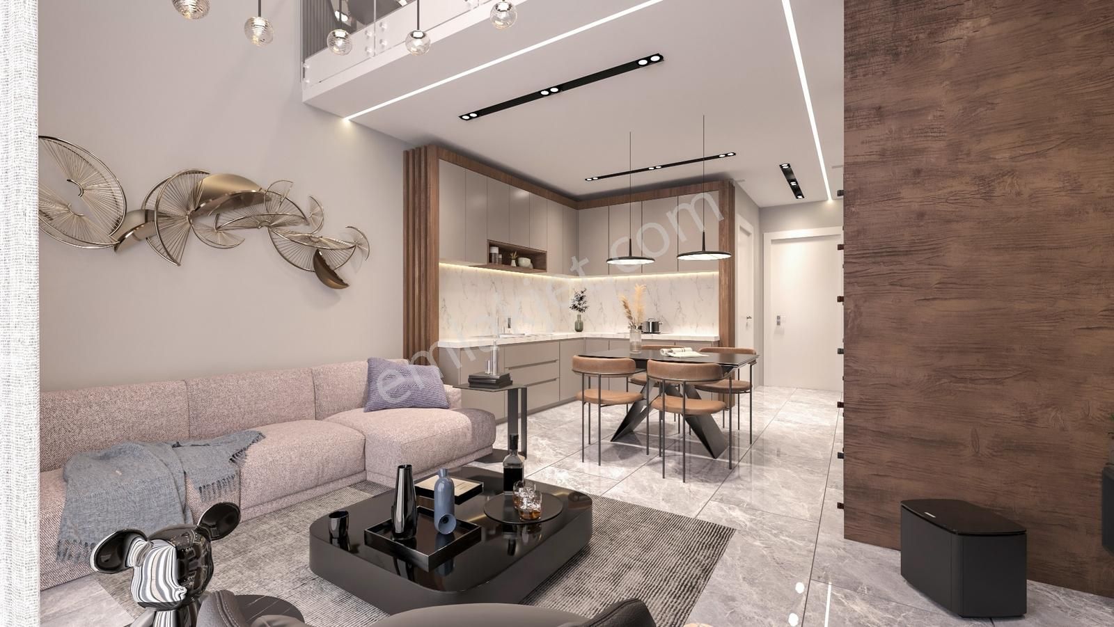 Kuşadası Merkezde Deniz Manzaralı 1+1 Loft Dubleks Satılık Daire - Görsel 7