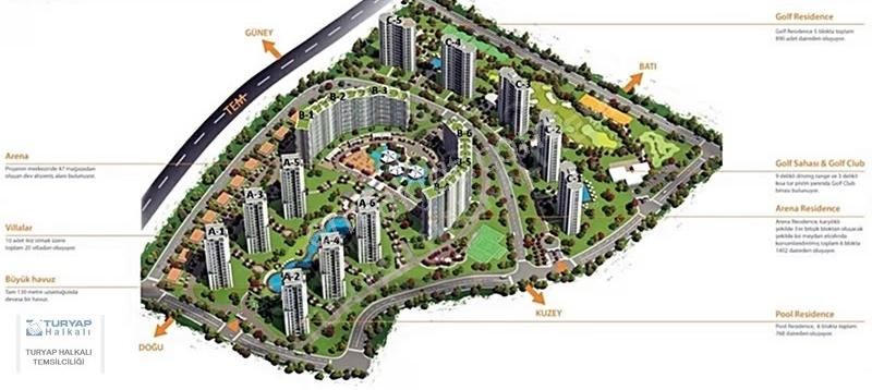 Başakşehir Ağaoğlu My World Europe 4+1 203 M2 Satılık Boş Daire - Görsel 21