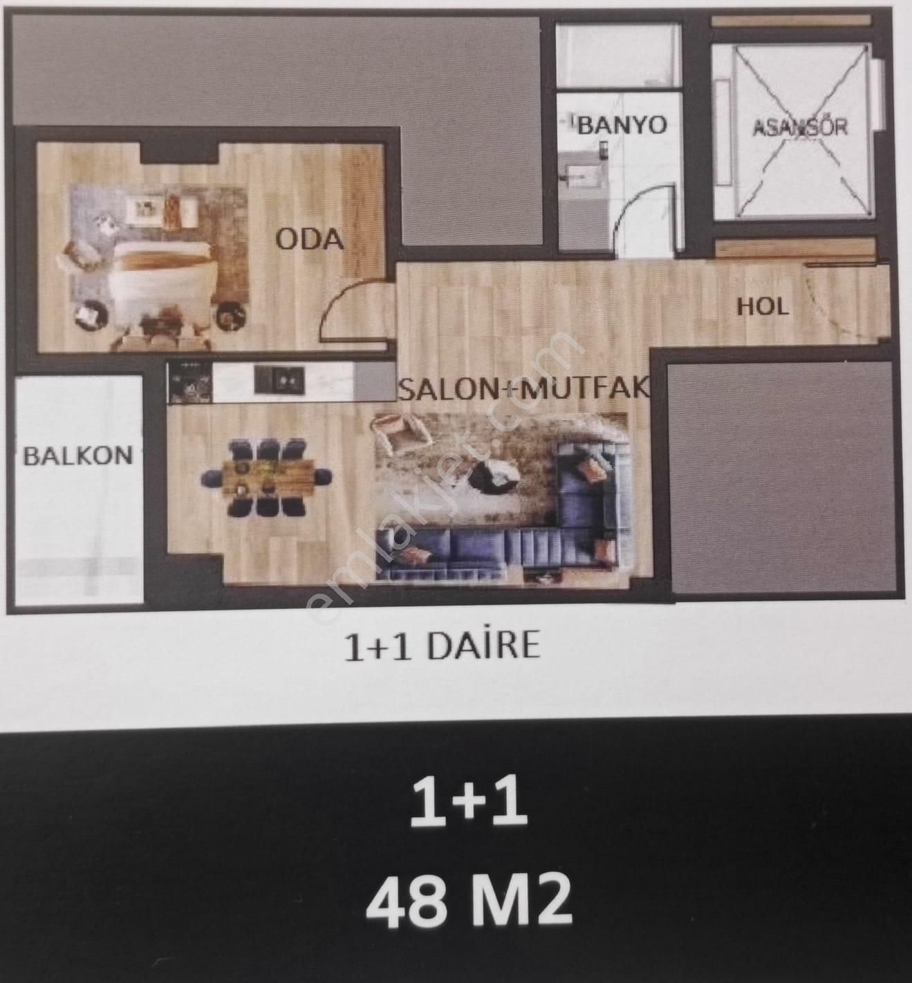 Karşıyaka Bahariye De Satılık 5 Katlı Nın Ara Katın Da Daire 2+1 -60-78m2 - Görsel 23