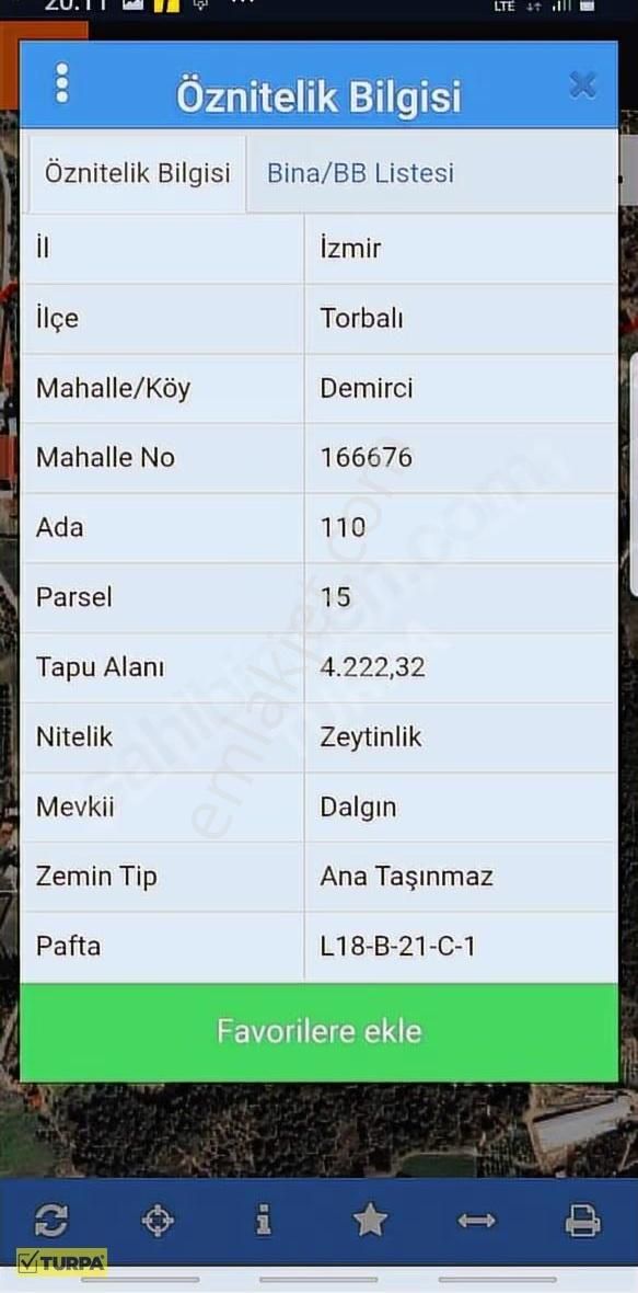 Demirci 'de Tapudan Satılık Arsa - Görsel 3
