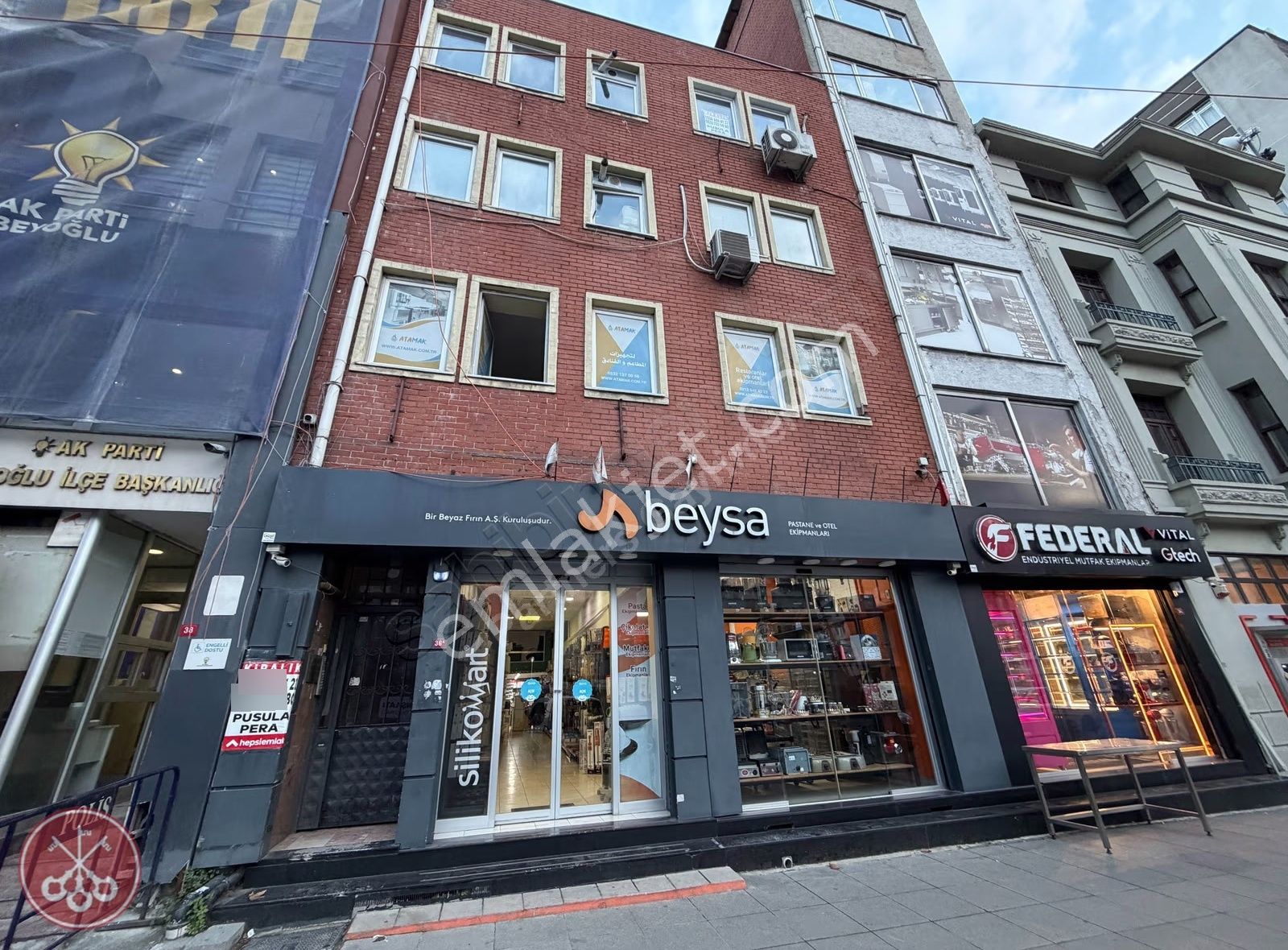 İstanbul Kasımpaşa Bahriye Caddesi Üzerinde Kiralık 2+1 İş Yeri - Görsel 8