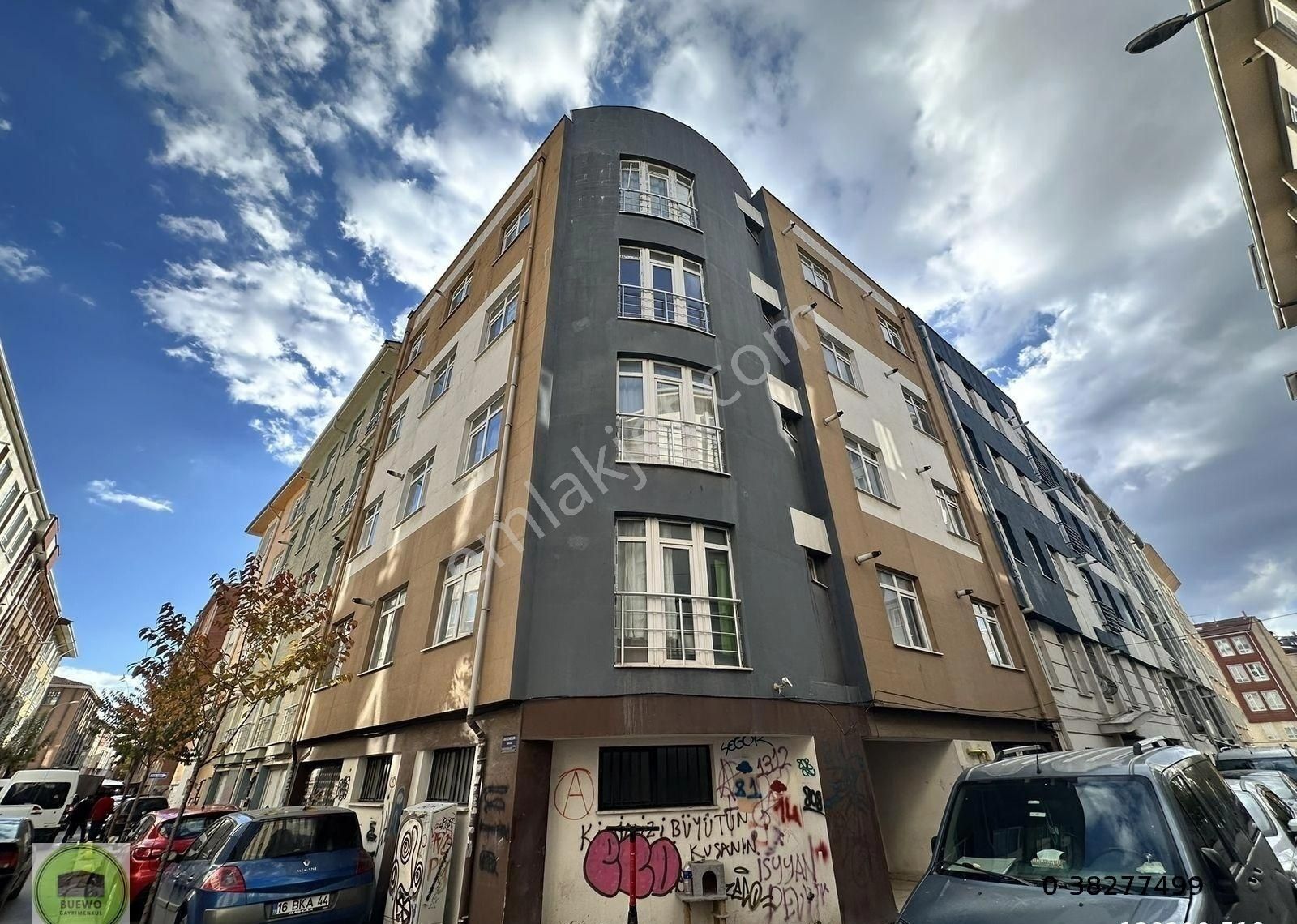 Buewo'dan Yenibağlar Mah. Gerçek Sk. Ara Kat Kiralık 1+1 Daire