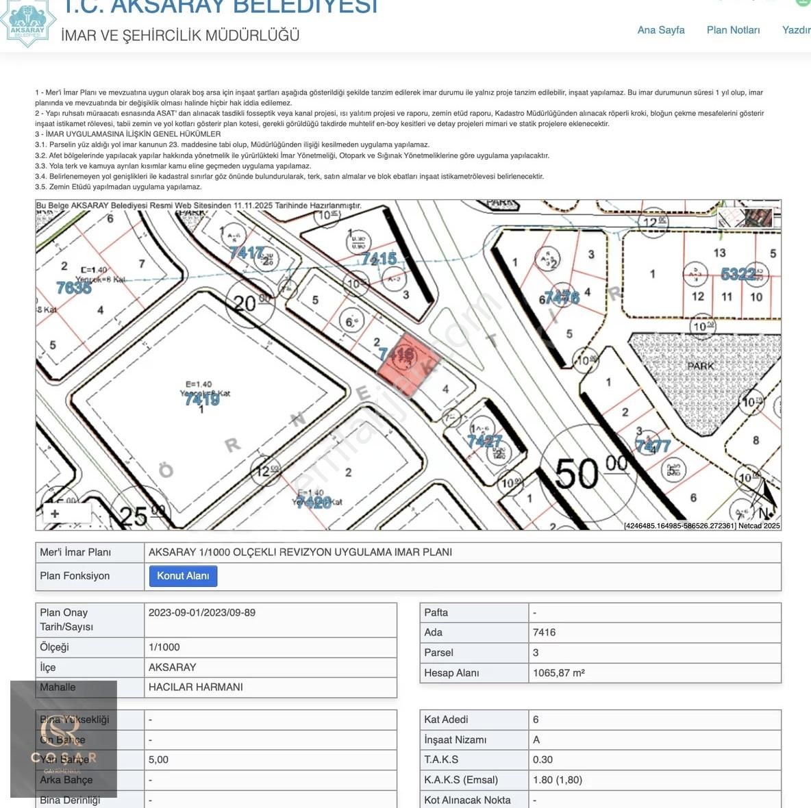 -coşar Gayrimenkul24 Dairelik Projeye Uygun Merkezi Konumda Arsa