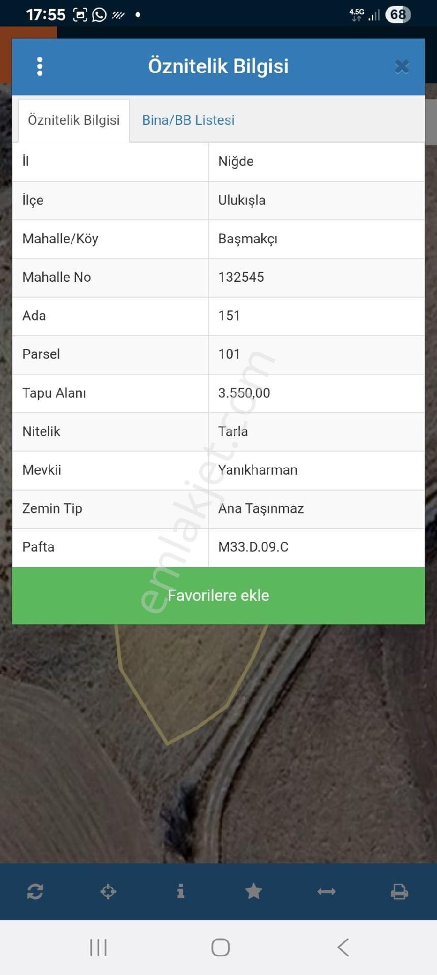 Niğde Ulukışla/başmakçı Köyünde Satılık3 Parsel Tarlal - Görsel 2