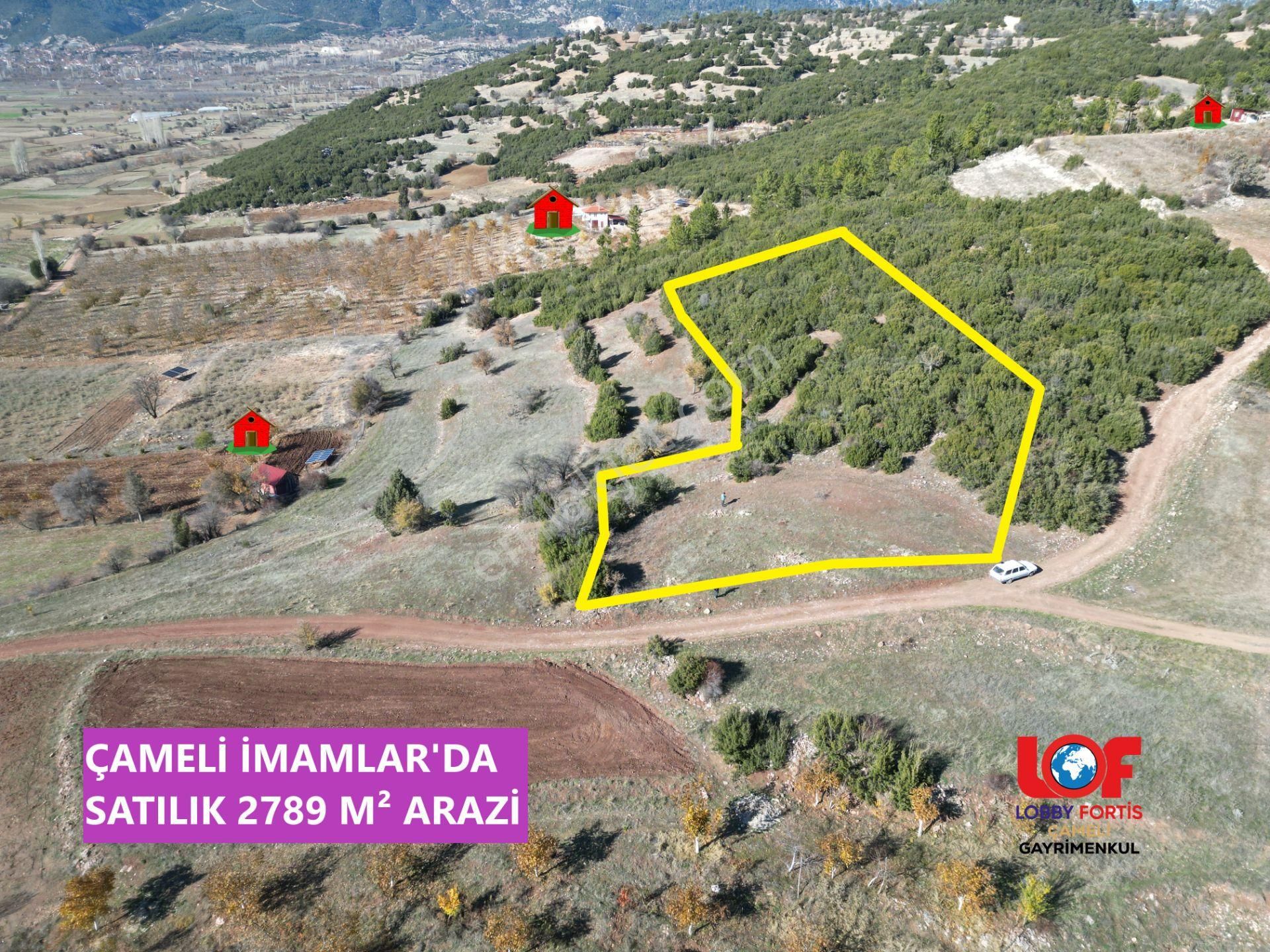 🦋lobby Fortis'ten Satılık Çameli İmamlar'da 2789 M² Harika Bir Arazi🦋