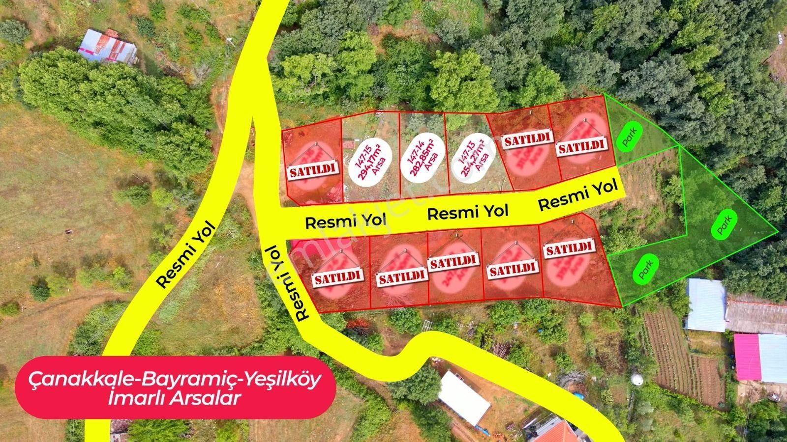Eu Gayrimenkul'den Çanakkale Bayramiç Yeşilköy Mevkiinde 254 M2 40/80 İmarlı Arsa - Görsel 4