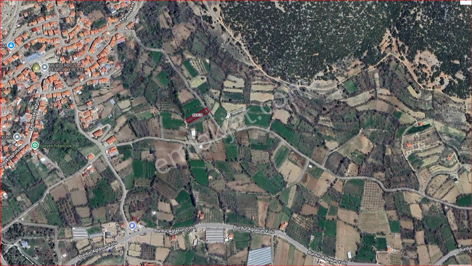 Suyun Cenneti Ağlasun Yeşilbaşköyde Satılık Fırsat Bahçe - Görsel 16