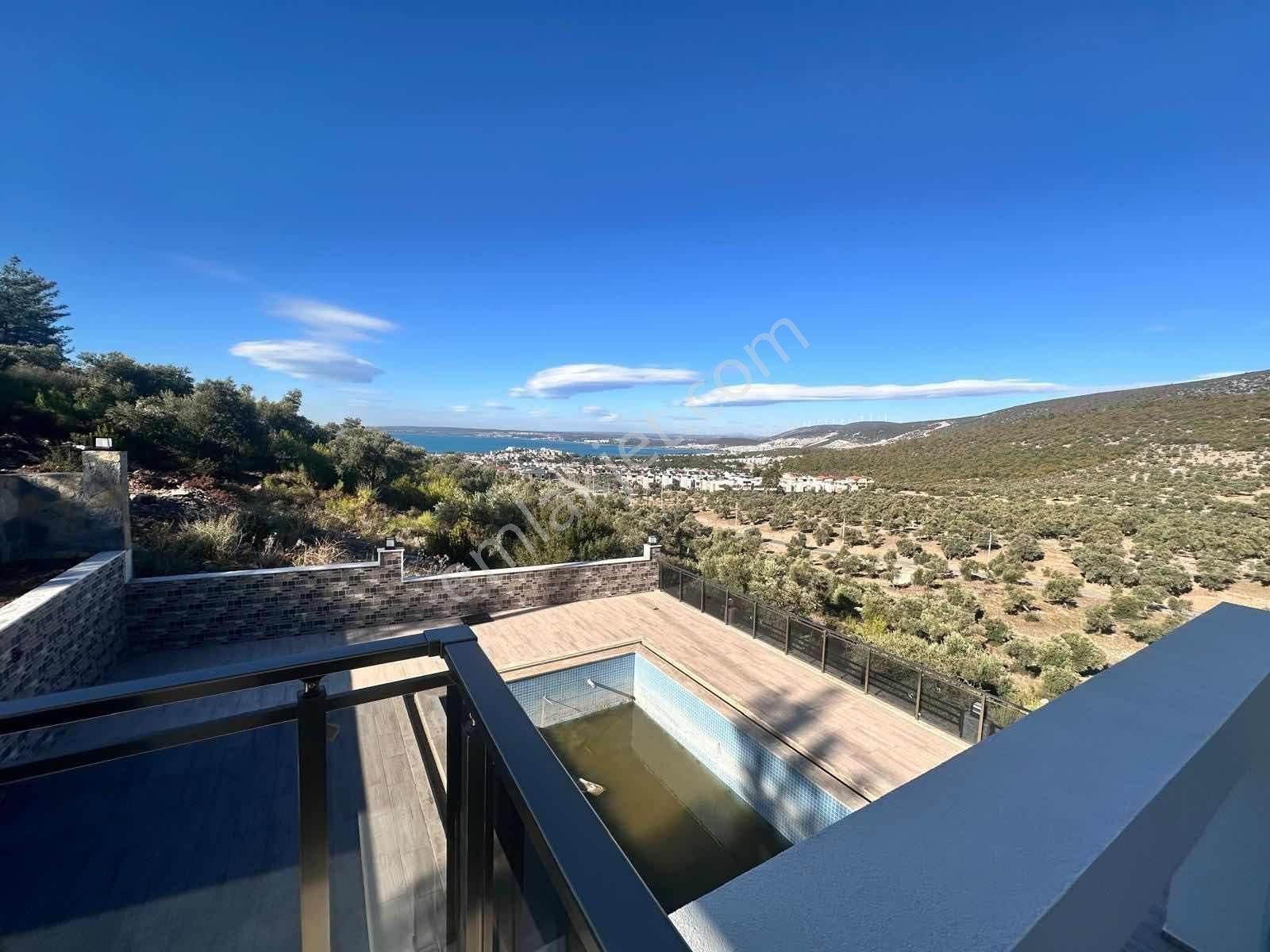 Didim Akbükte Doğanın İçersinde Full Deniz Manzaralı 5+1 Satılık - Görsel 15