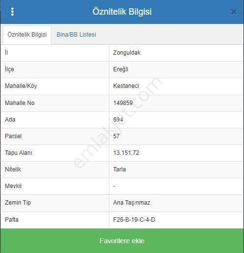Akmanoğlu Emlak'tan Zonguldak Ereğli Kestaneci Mahallesinde Satılık Hisse - Görsel 2