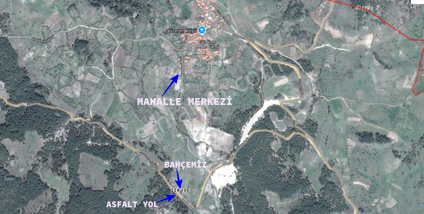Balıkesir Sındırgı 'da 43 M2 Asfalt Yola 2 Parsel Dümdüz Arazi - Görsel 4