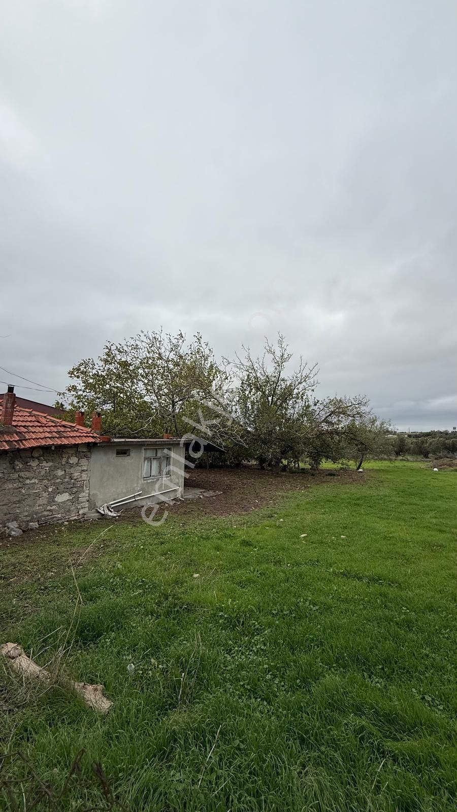 Çanakkale Gökçalı Köyünde Taş Ev Bulunan İmarlı Arsa Satılık! - Görsel 13