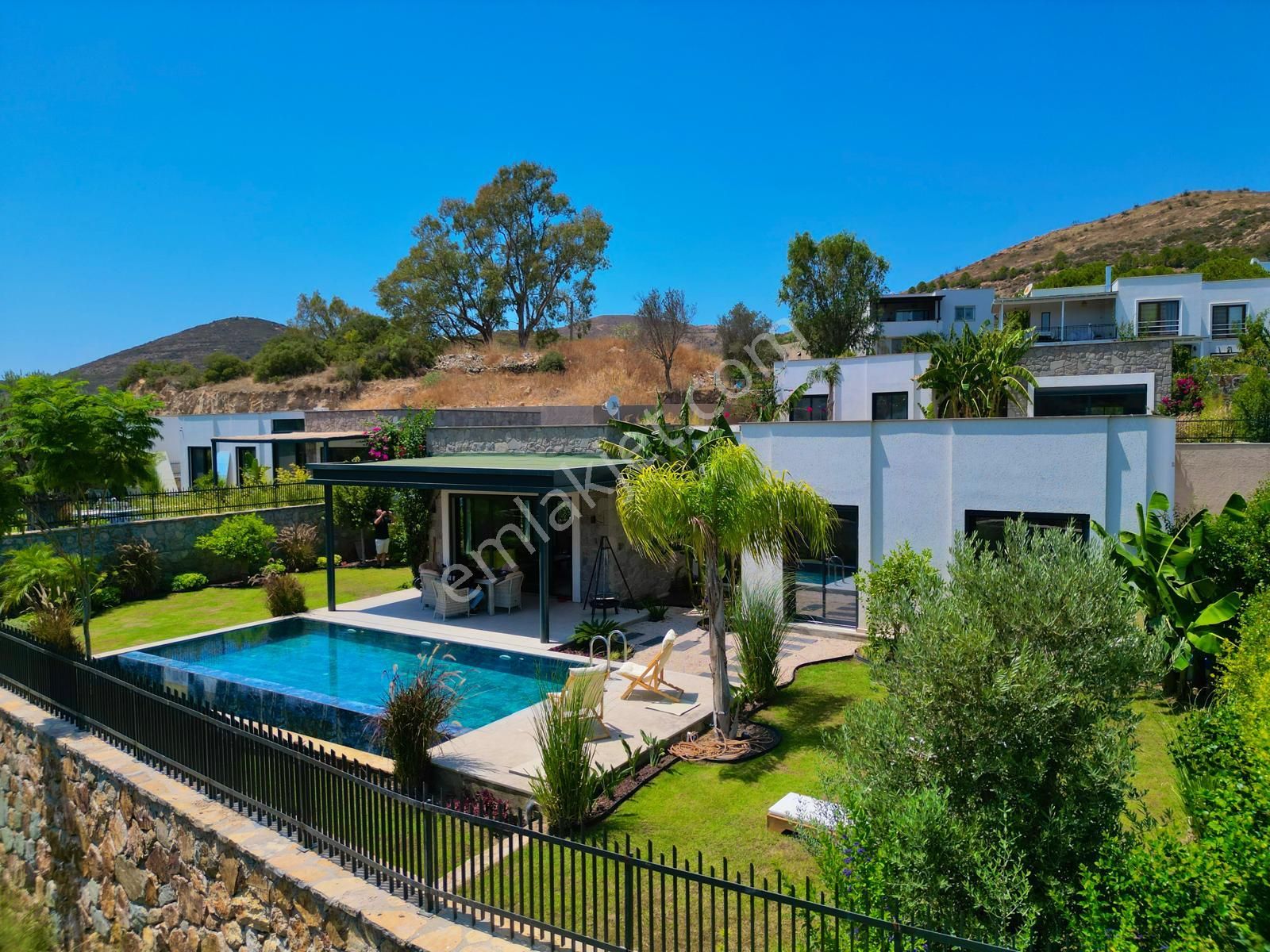 Gümüşlük Dereköy Mahallesi Doğa İle İç İçe Özel Havuzlu Müstakil Villa - Görsel 4