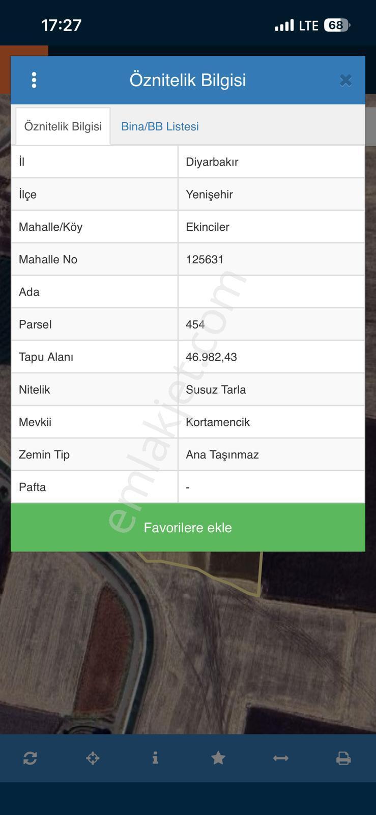 Diyarbakır Yenişehir Ekinciler Köyü’nde Doğayla İç İçe, 47 Dönümlük Yatırım Fırsatı! - Görsel 2
