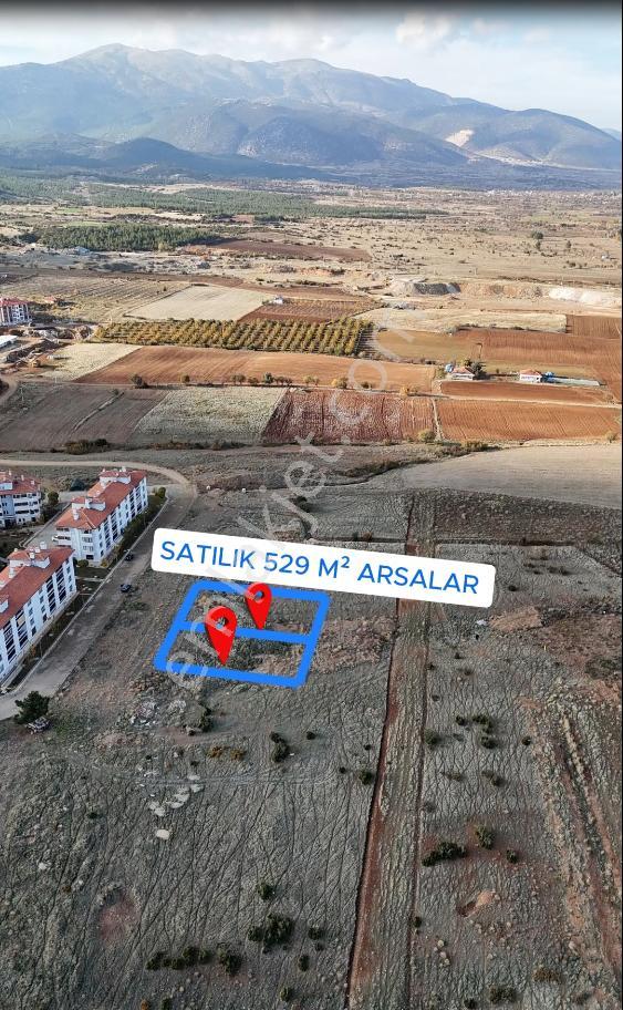 Şahin Emlaktan Denizli Acıpayam Oğuz Mah.satılık 2 Adet Yan Yana 529m² B+4 Kat İmarlı Arsalar - Görsel 8