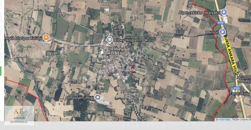 Alibey Köyde/ Köy Mücavir Alanı İçinde Satılık Tarla 2.436m² - Görsel 9