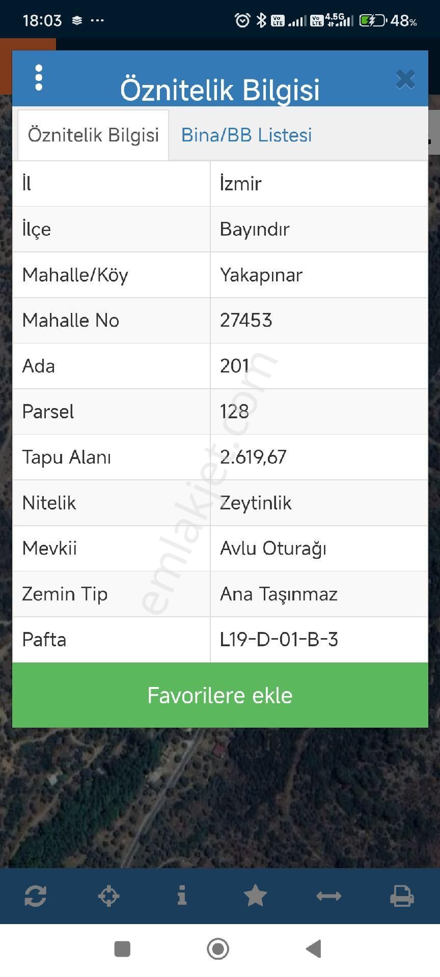 Bayındır Yakapınar Köyünde Satılık Zeytinlik - Görsel 17