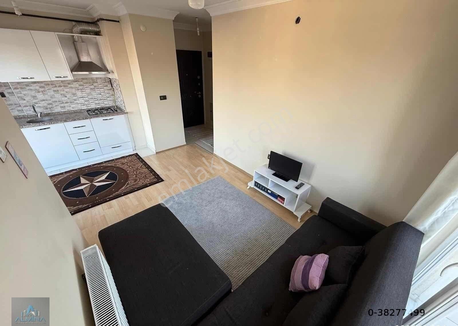 Almina'dan Cadde Üstü Site İçi Geniş M2 1+1 Kiralık Daire - Görsel 14