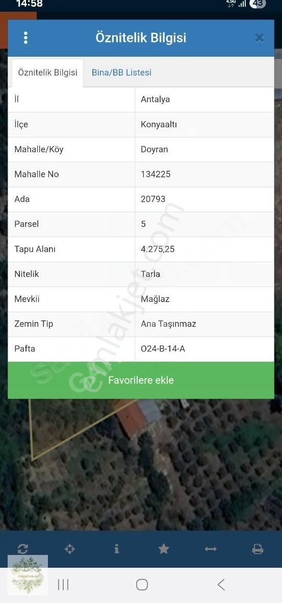 Antalya Konyaaltı Doyran Sinan Değirmeni Kupon Tarla - Görsel 2