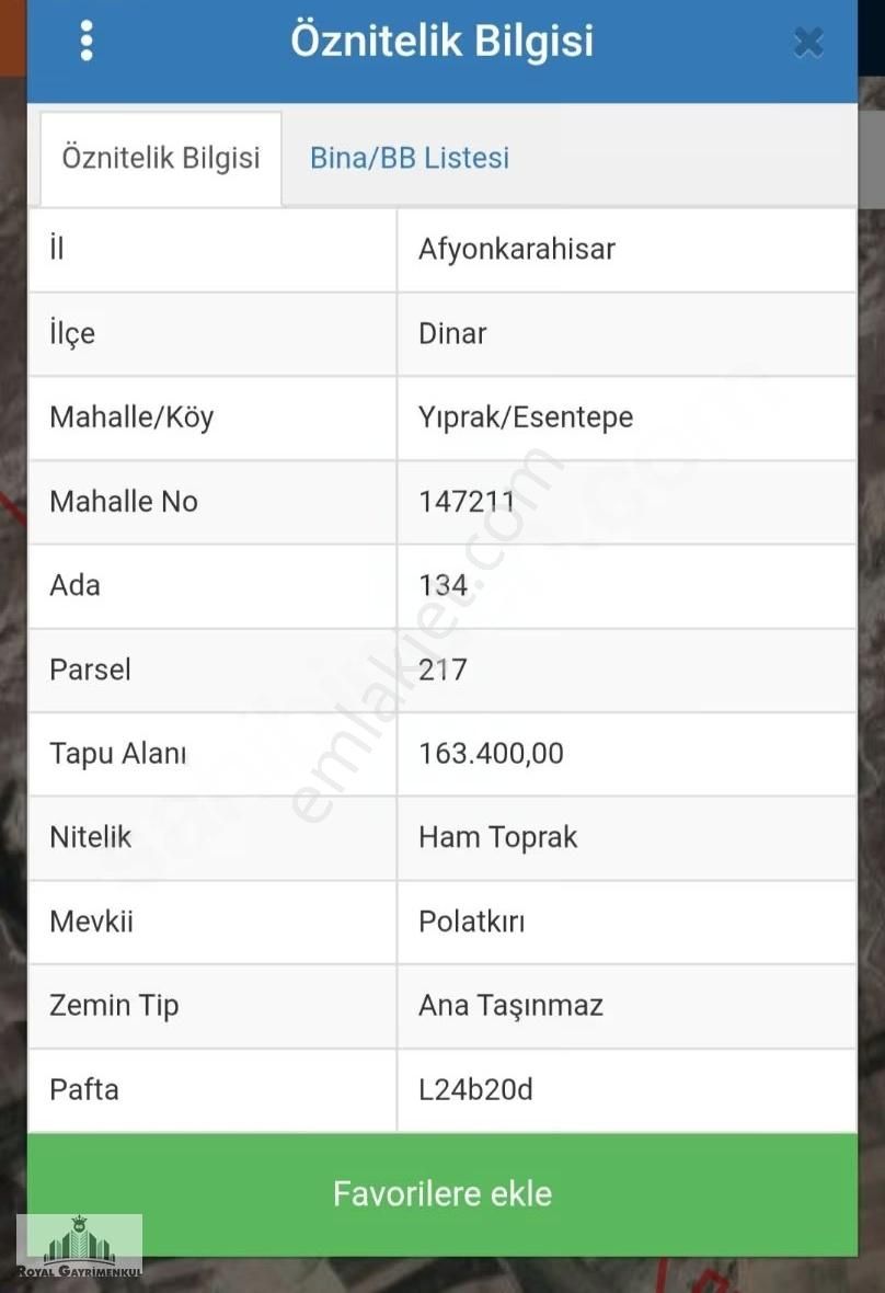 Afyonkarahisar Dinar Bögesi,enerji Santralına Uygun Büyük Arazi - Görsel 2