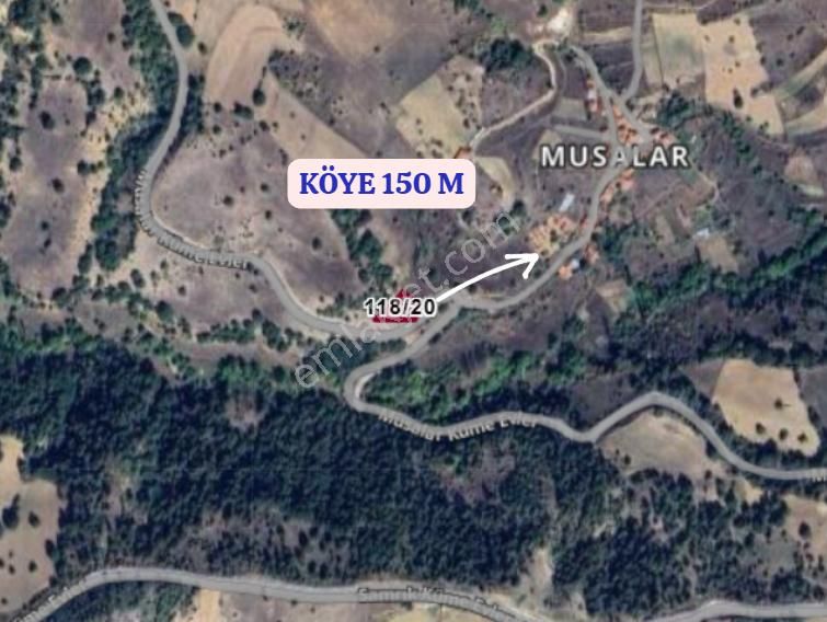 Kütahya Emet Musalar Köyünde 683 M² Arsa Satılıktır - Görsel 4
