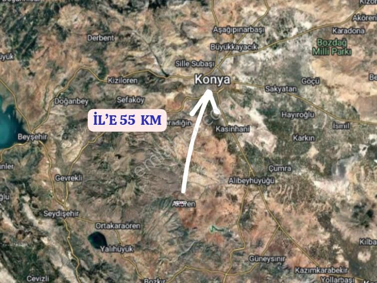 Konya Akören Ağalar Köyünde 531 M² Arsa Satılıktır - Görsel 7