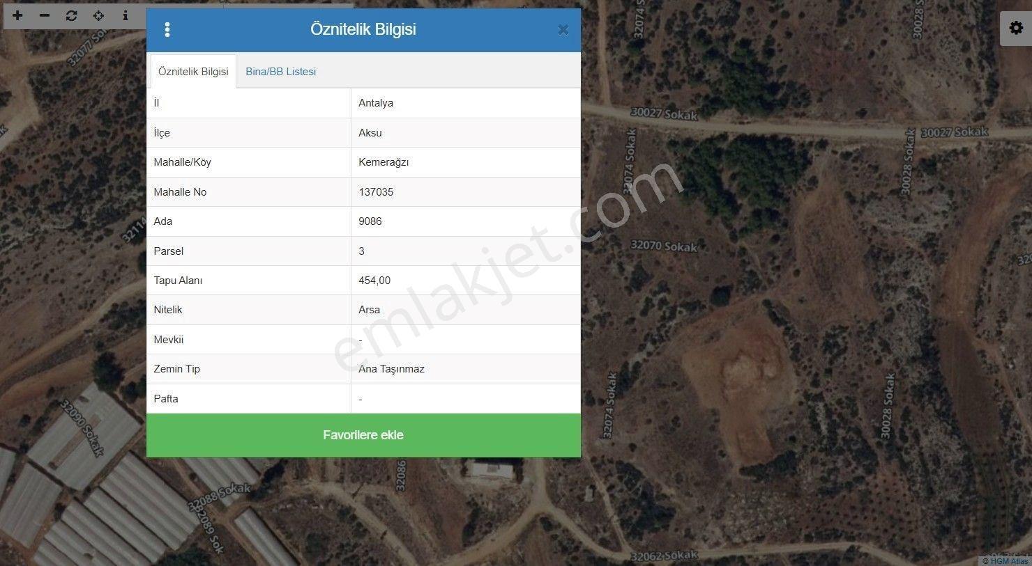 Antalya/kemerağzı 9086/3 Parsel (454m2) İmarlı Arsa - Görsel 8