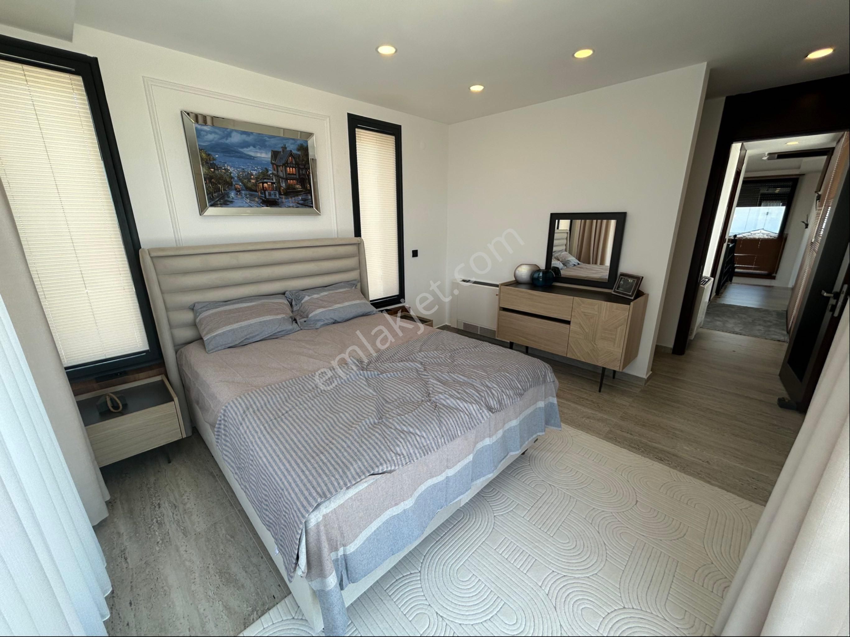 Didimde Kapalı Yüzme Havuzlu Lüks Villa - Görsel 25