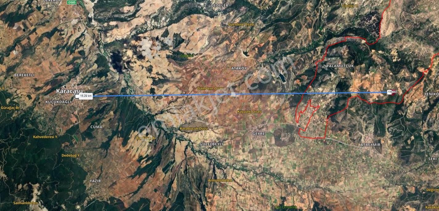 Yaylada Boş Tarla 53.300 M2 Aydın Karacasu - Görsel 18