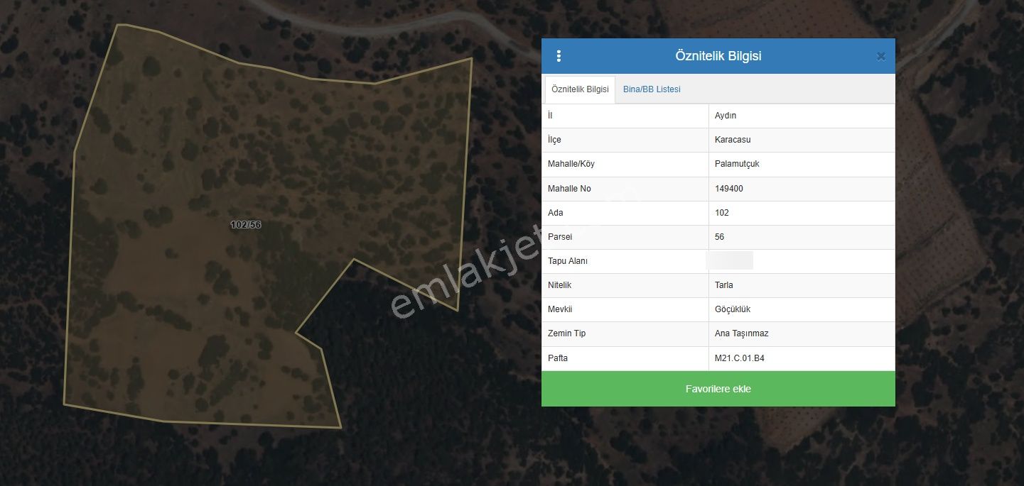 Yaylada Boş Tarla 53.300 M2 Aydın Karacasu - Görsel 3