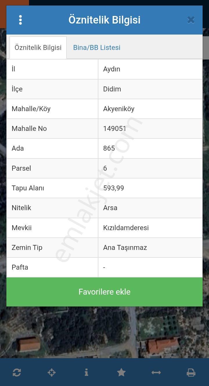 Didim Akyeniköyde Satılık Villa Arsası - Görsel 2