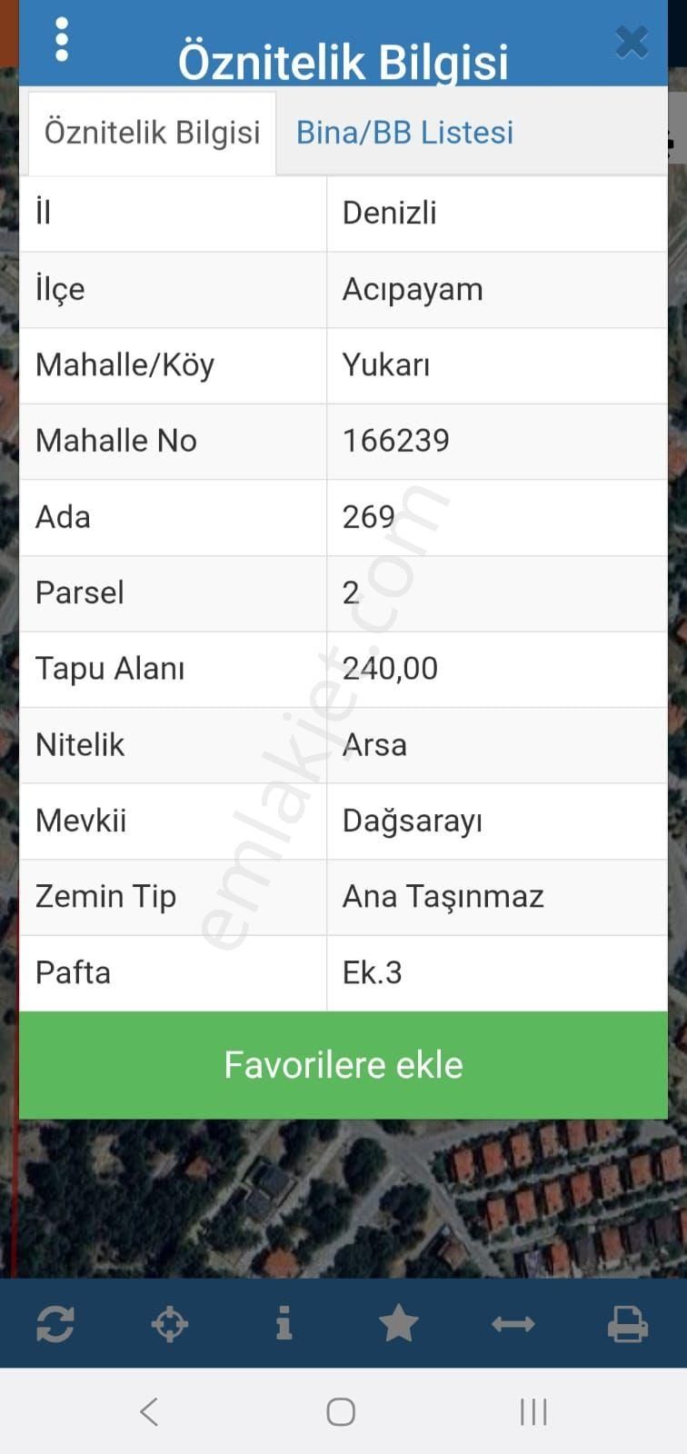 Denizli Acıpayam Yukarı Mahallede Merkezdemükemmel Arsa - Görsel 2