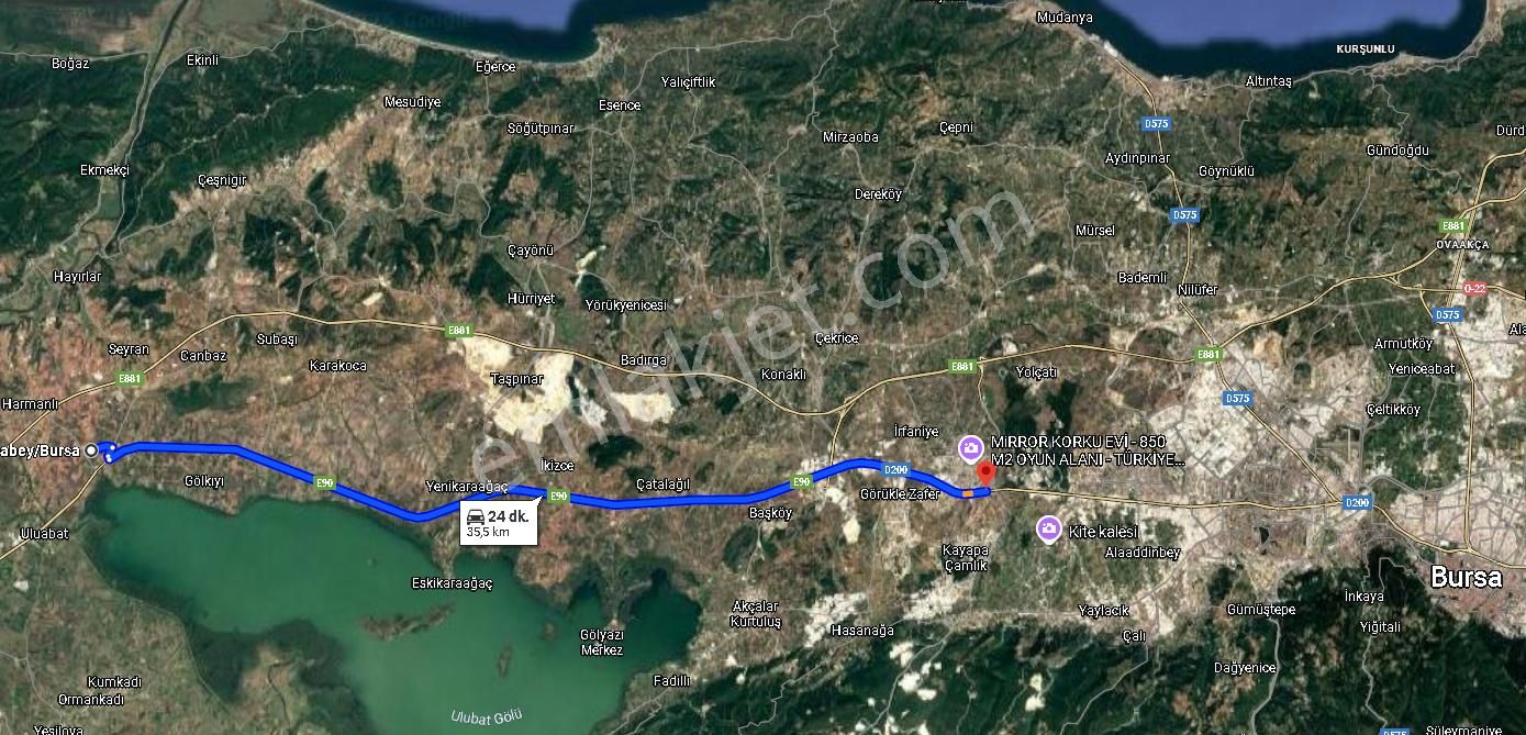 |karacabey| Harika Konumda Yol Su Elektrik Olan Yatırımlık Arazi! - Görsel 6